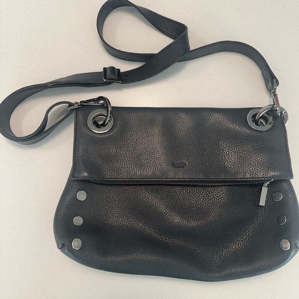 Hammitt Black Leather Crossbody Bag